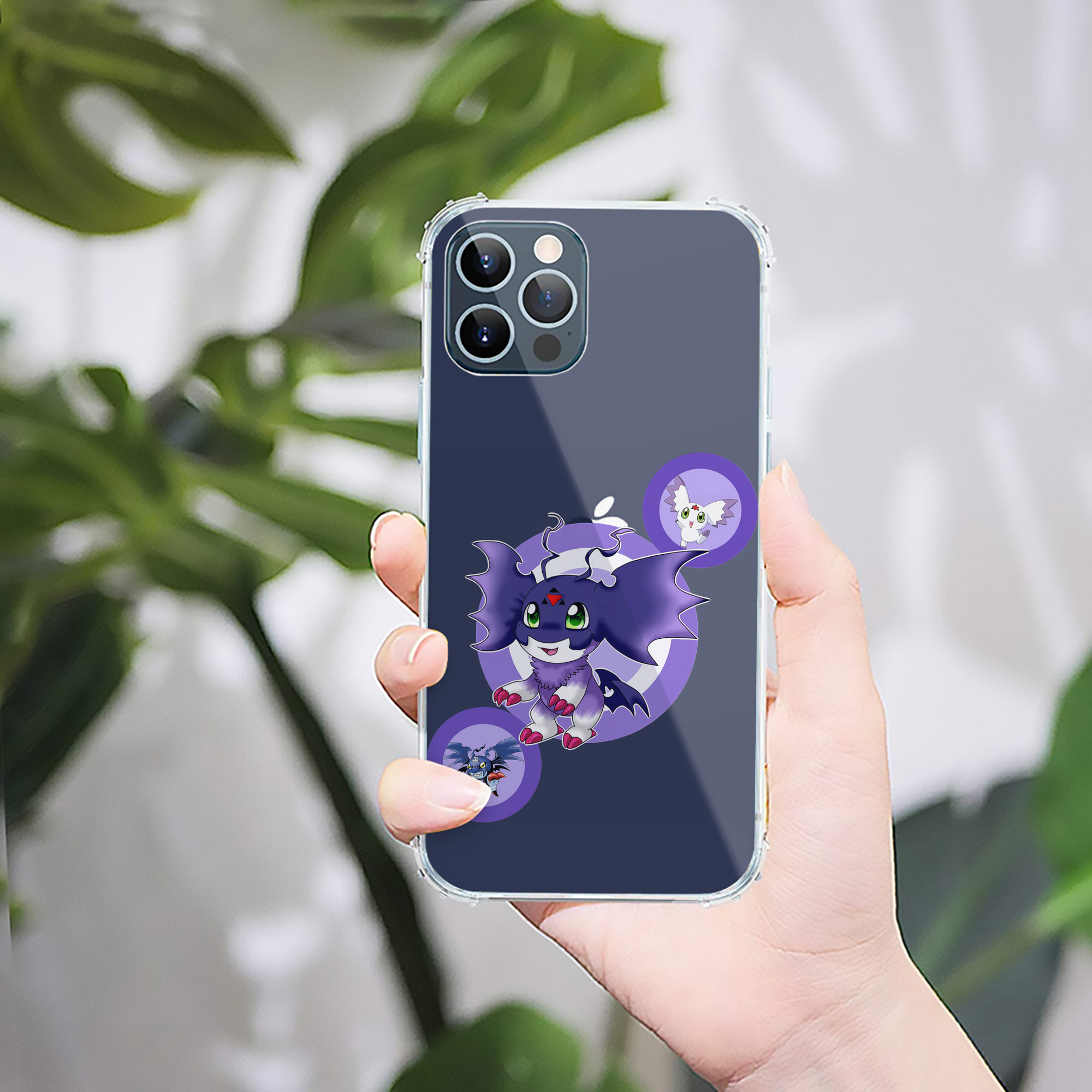 （画像用） Digimon デジタルモンスター/デジモン 【iPhone 12シリーズ対応】透明スマホケース（クリアソフトケース）